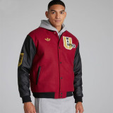 2025-26 Manchester United Red Cotton Baseball Jacket