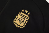 2025-26 Argentina Black Jacket Tracksuit #三星