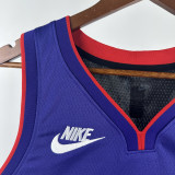 24-25 Raptors BARNES #4 Purple Retro Top Quality Hot Pressing NBA Jersey