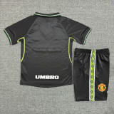 1998 Man Utd Third Kids Retro Soccer Jersey