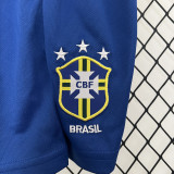 1994 Brazil Home Kids Retro Soccer Jersey