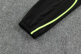 2025-26 Marseille Black Hoodie Jacket Tracksuit