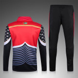 2016-2017 Palestine Black Half Pull Tracksuit (半拉链)