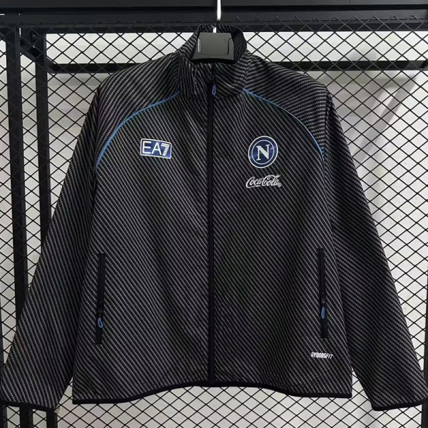 2025-26 Napoli Black Windbreaker