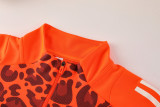 2025 AD Orange Half Pull Tracksuit #AB08 (半拉链)