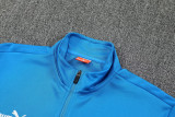2025-26 Marseille Fancy blue Jacket Tracksuit