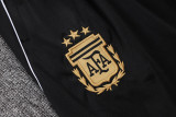 25-26 Argentina Black Kids Half Pull Tracksuit #E25130