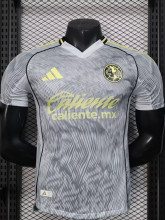 25-26 Club America Grey Player Version Soccer Jersey