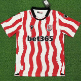 25-26 Stoke City Home Fans Soccer Jersey
