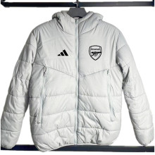 24-25 ARS White Hooded Cotton Coat #棉衣