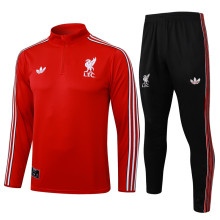 25-26 LIV Red Half Pull Tracksuit #B2509(半拉链)