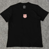 25-26 BAR Black High Quality Casual T-shirt #圆领红标