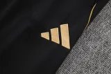 2025-26 Lyon Black Half Pull Tracksuit (半拉链）