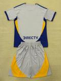 25-26 Boca Grey Concept Edition Kids Soccer Jersey