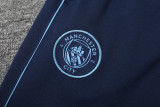 25-26 Man City Lake blue Polo Tracksuit