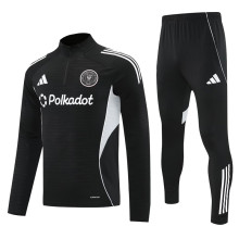 2025-26 Inter Miami Black Half Pull Tracksuit (半拉链）