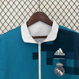 24-25 RMA White & Blue Double Sided Windbreaker (双面风衣)