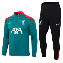 24-25 LIV Green Half Pull Tracksuit (半拉链)