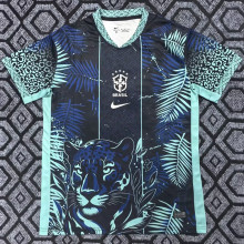 2025-26 Brazil Blue Special Edition Training shirts (豹）