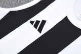 2025 AD White black Tank top and shorts suit