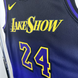 24-25 LAKERS BRYANT #24 Royal blue City Edition Top Quality Hot Pressing NBA Jersey