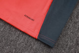 25-26 Bayern Orange Kids Jacket Tracksuit #E25141