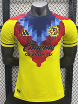 25-26 Club America Yellow Commemorative Edition Player Version Soccer Jersey