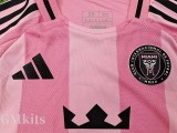 25-26 Inter Miami Away Kids Player Version Soccer Jersey (球员童装)