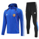 2025-26 Man Utd Fancy blue Hoodie Jacket Tracksuit
