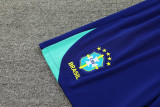 24-25 Brazil Fancy blue Tank top and shorts suit