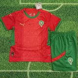 24-25 Morocco Home Kids Soccer Jersey
