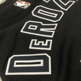22-23 SA Spurs DEROZAN #10 Black Top Quality Hot Pressing NBA Jersey (Retro Logo)