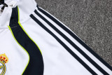 2025-26 RMA White Kids Half Pull Tracksuit #E2572(童)(半拉链)