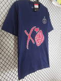 2025 PSG Royal blue XO High Quality Casual 'T-shirt 宝蓝
