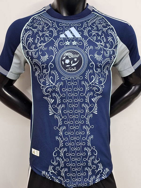 25-26 Algeria Blue Player Version Training shirts #A37