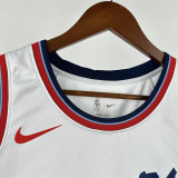 2024-25 Clippers PAUL #3 White City Edition Top QualityHot Pressing NBA Jersey