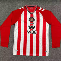 2025-26 Sunderland Home Long Sleeve Soccer Jersey (长袖）
