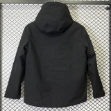 2024 NK Cotton Thickened warm Black Outdoor Jackets #A801加棉冲锋衣