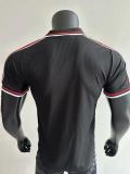 1998-1999 Man Utd Black Player Version Retro Soccer Jersey