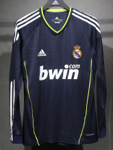 2010-2011 RMA Away Player Version 长袖球员 Long Sleeve Retro Soccer Jersey