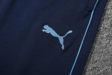 25-26 Man City Lake blue Polo Tracksuit