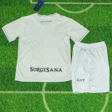 2025-26 Napoli Away Kids Soccer Jersey