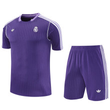 2025-26 RMA Purple Training Short Suit