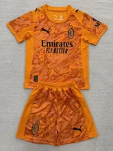 25-26 ACM Orange Goalkeeper Kids Soccer Jersey