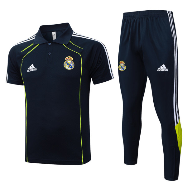 2025-26 RMA Royal blue Polo Tracksuit #C2554