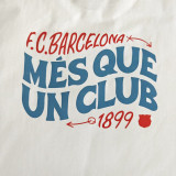 25-26 BAR White High Quality Casual T-shirt #圆领红标