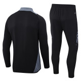 24-25 Algeria Black Jacket Tracksuit