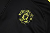 2025-26 Man Utd Black Kids Half Pull Tracksuit#E2554(童装)(半拉链)