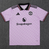 25-26 Man Utd Pink Polo Short Sleeve