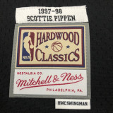 1998 BULLS PIPPEN #33 Black Retro Top Quality Hot Pressing NBA Jersey